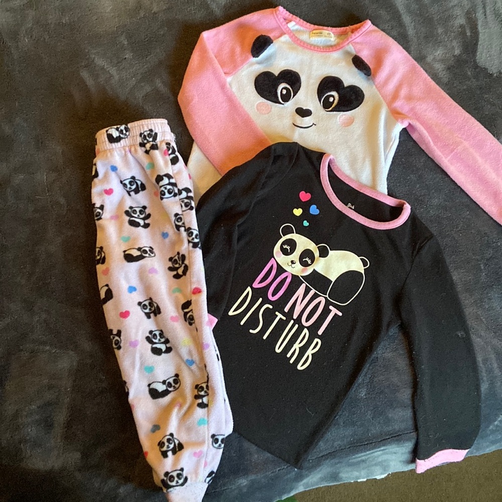 5 kids (girl) pajama sets (4T)